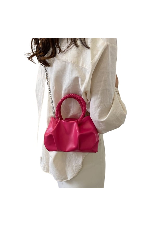 Stylish Handbag in Cloud Shape Exquisite Craftsmanship Compact yet Spacious Shoulder Bag Show Your Overall Look