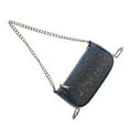 thumbnail image 1 of FENOHREFE Stylish Jean Handbag Shoulder Crossbody Bag With Sparkling Rhinestones And Practical Chain For Parties And Outings, 1 of 8