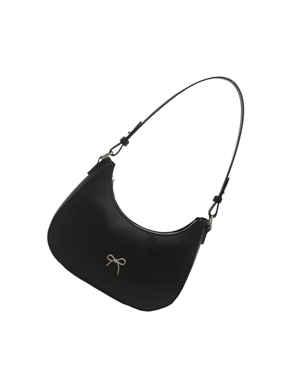 Stylish PU Leather Armpit Bag for Women PU Leather Handbag Small Aesthetic Bag Butterfly Pattern Purse Shoulder Bags