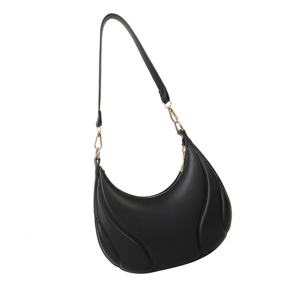 FENOHREFE Stylish Soft Leather Underarm Bag Shoulder Bags Casual Top Handle Purse For Commuting Shopping And Social Gatherings