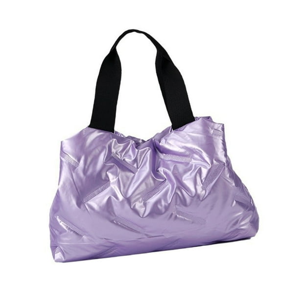 FENOHREFE Stylish and Practical Commuting Bag with Down Filled Padding Large Capacity Handbag Top Handle Bag for Work Travel