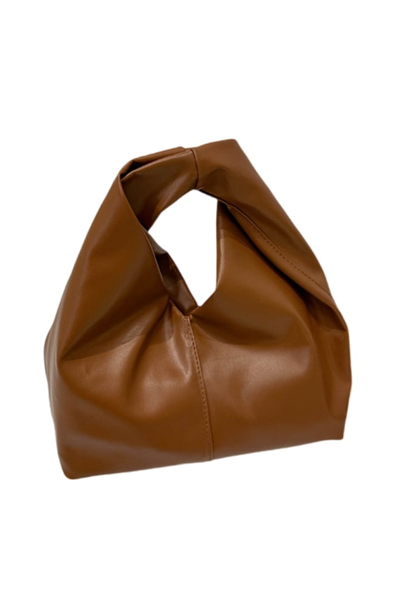 Trendy Handbag Lightweight and Retro Spacious Shoulder Bag PU Leather Underarm Purse Suitable for Various Outfits