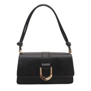 FENOHREFE Unique Crossbody Purse Black Fashionable Accessory For Modern Women Practical Shoulder Bag With Quality Hardware