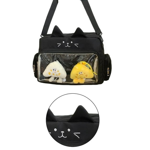 FENOHREFE Unique Itabag Nylon Shoulder Bag Casual Crossbody Bag Sling Purse Aesthetic Satchel for Anime Enthusiasts