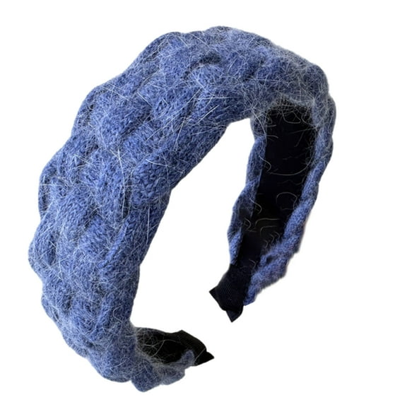 FENOHREFE Wide Braided Headband for Women and Girls Fabric Hairbands Fashion Solid Color Hair Accessories Stylish Headwear