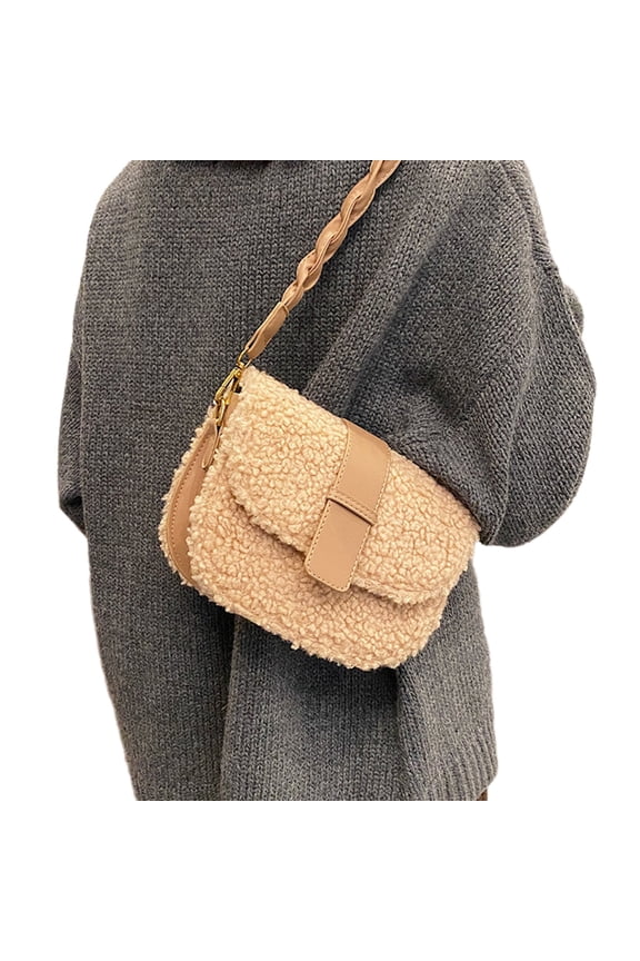 Winter Women Shoulder Bag Fashionable Bag Shoulder Bag Elegant Single Shoulder Bag for Various Occasions