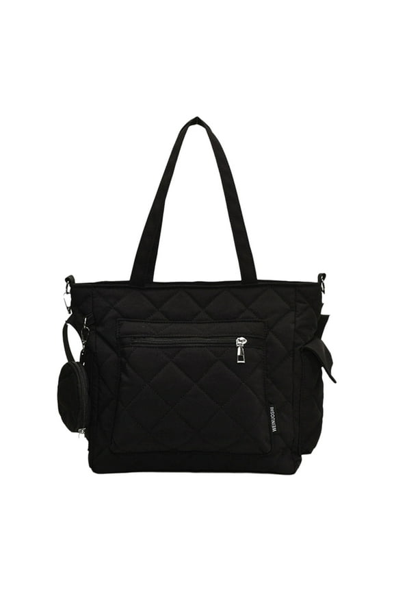 Women Bag Autumn Winter Crossbody Bag Large Capacity Shoulder Bag Quilted Handbag Casual Messenger Bag for Everyday