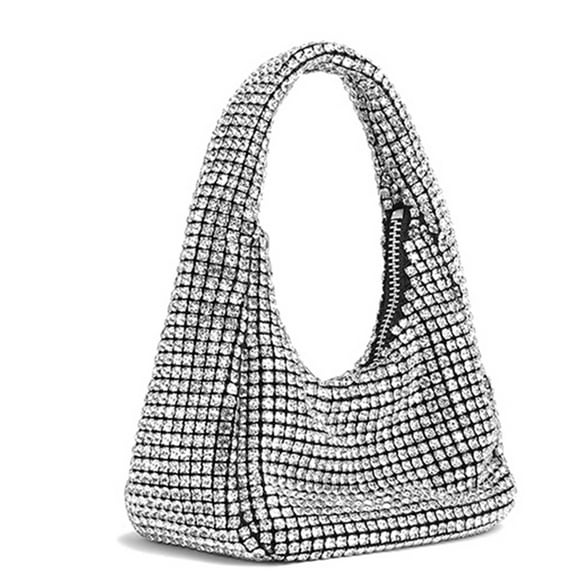 FENOHREFE Women Bag Fashionable Purse Sparkles Handbag Cocktails Purse Evening Bag Underarm Bag