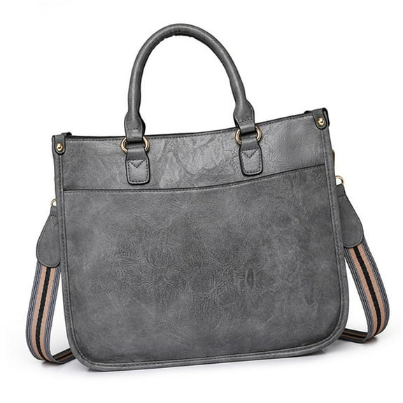 FENOHREFE Women Bag Large Capacity Shoulder Bag PU Leather Crossbody Bag Shopping Bag Business Handbag for Daily Work