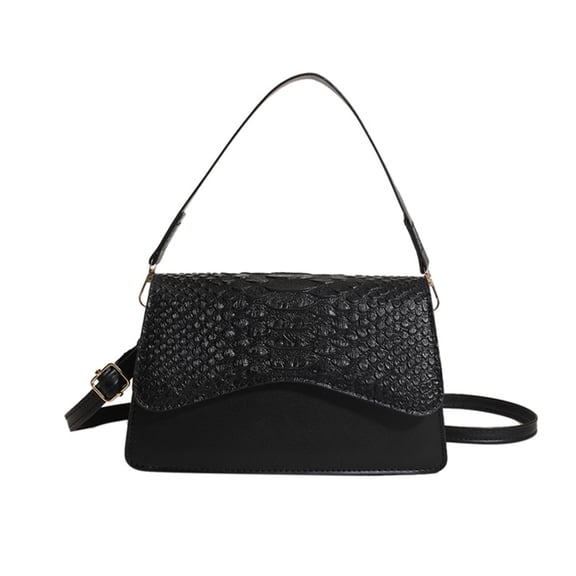 FENOHREFE Women Crossbody Bag Purse Shoulder Bag Underarm Bag Solid Color Ladies Handbag Purse Fashion Girl Shoulder Handbag