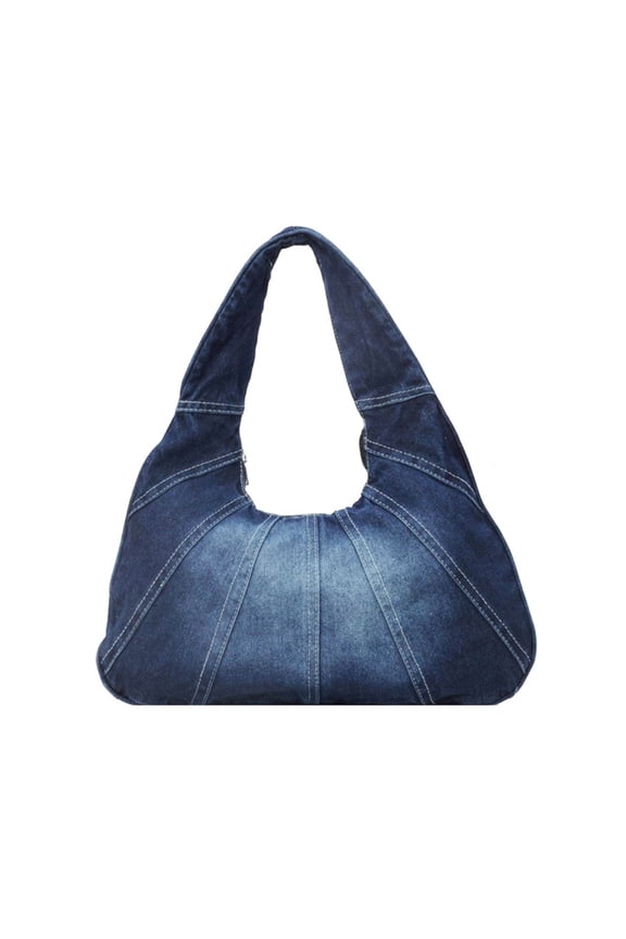 Women Korean Styles Shoulder Bag Denims Handbag All-matching Armpit Bag Fashion Underarm Bag Girls Shopping Dating Bag