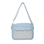 Sac à Bandoulière Transparent Itabag Style Japonais - Sac école Et Sortie - Dimensions 32x26x2 Cm - Nylon Et Polyester