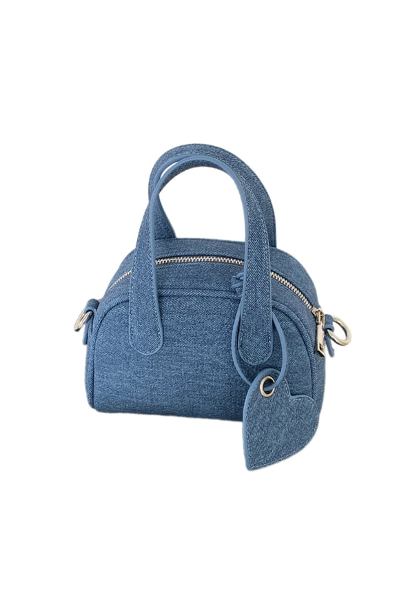 Women Shoulder Bag Fashionable Top Handle Handbag Crossbody Bag Shopping Bag Denims Bag for Travel School