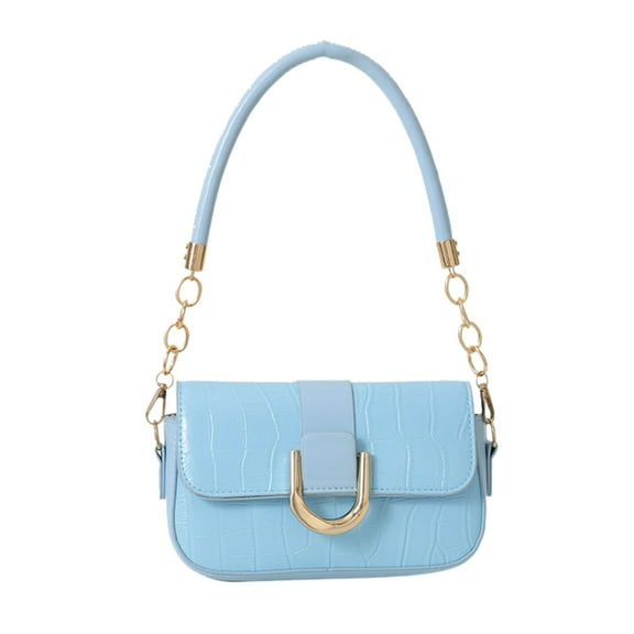 FENOHREFE Women Shoulder Bag PU Leather Underarm Bag Saddle Purse Shoulder Bag Handbag Purse for Dating Work Travel