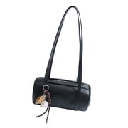 FENOHREFE Womens Cylinder Shaped Crossbody Bag 2025 Winter Collection Shoulder Bags Casual Underarm Purse PU Leather Handbag