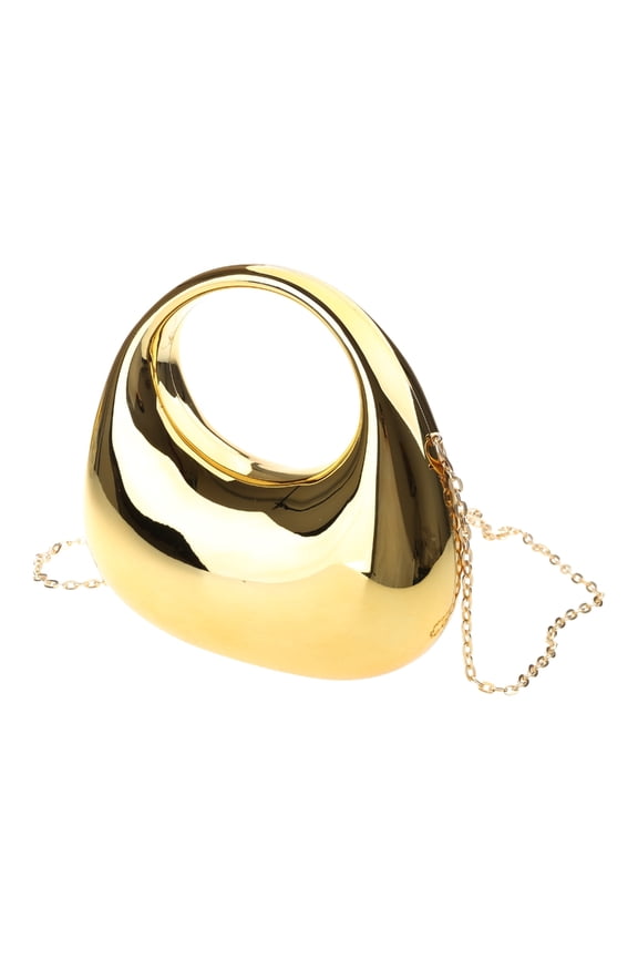 Womens Evening Bag Fashion Crossbody Bag Elegant Evening Handbag Moon Shape Shoulder Bag Wedding Purse for Party
