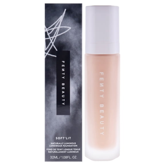 Fenty Beauty Soft Lit Naturally Luminous Longwear Foundation - 200 Light Medium Cool Pink , 1.08 oz Foundation