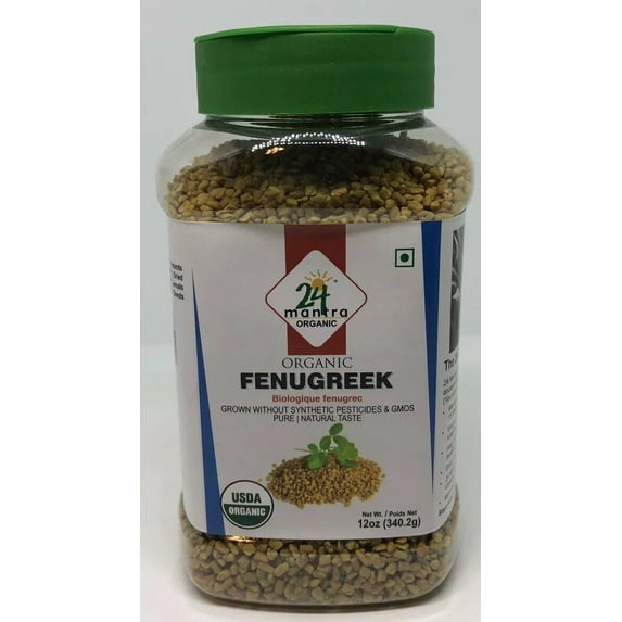 FENUGREEK SEED ( METHI) ORGANIC - 12OZ