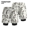 thumbnail image 1 of FENZAN Basketball Athletic Shorts Men - Mesh Gym Sports Workout Training Drawstring Retro Casual Fashion Short with Pockets, 1 of 5
