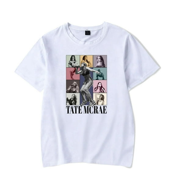 FENZAN Tate McRae Tshirt Think Later World Tour Short Sleeve Streetwear Men Women Casual T-shirt