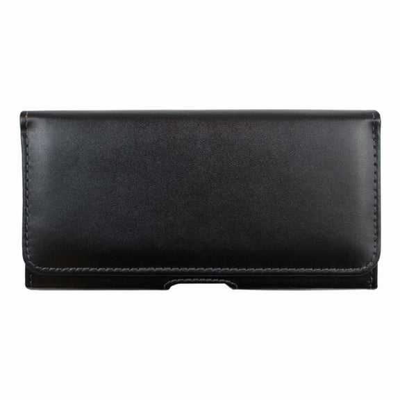 FENZER Genuine Durable Leather Pouch Phone Case Cover 6.50" x 3.35" x 0.98" for Android, iPhone, Samsung, Motorola Phones