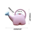 thumbnail image 1 of FEOLGEHLY 1.5L Plastic Watering Can for Indoor Outdoor Plants, Garden Tools Water Bottle, Small Lightweight Watering Kettle with Shower Head, for Adult Adult Outdoor Toys House Plants, Flowers, Pink, 1 of 5