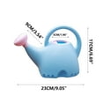 thumbnail image 1 of FEOLGEHLY 1.5L Plastic Watering Can for Indoor Outdoor Plants, Garden Tools Water Bottle, Small Lightweight Watering Kettle with Shower Head, for Adult Adult Outdoor Toys House Plants Flowers, Blue, 1 of 5