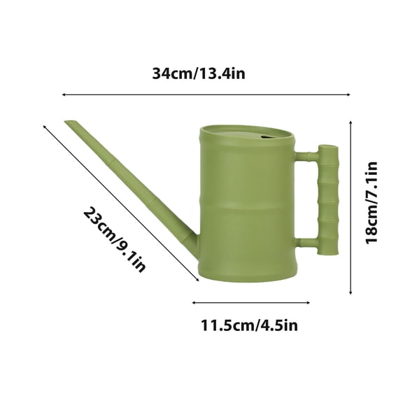 FEOLGEHLY 1.6L Large Capacity Plastic Watering Can Sprinklers for Yard Plants, Reusable Long Spout Water Bottle, Watering Kettle for Plant Pots, Cleaning, Garden Tools for Home Office Decor