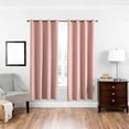 thumbnail image 1 of FEOLGEHLY 1 Pack Outdoor Indoor Blackout Curtains Waterproof, 59x63 Inch Length Polyester Top Grommet, Solid Room Darkening Curtain for Patio Bedroom Living Room Home Decor, 1 of 6