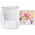 thumbnail image 1 of FEOLGEHLY 1 Pcs 5 Inch African Violet Pots Self Watering, Plastic Planter with Water Reservoir and Fill Lines, 4 Inch Opening, for Indoor Outdoor Gardening Front Porch Patio Yard or Deck, Clear, 1 of 5
