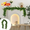 thumbnail image 1 of FEOLGEHLY 1 Pcs 6 Ft Artificial Christmas Garland, Christmas Pine Greenery Garland, Norfolk Pine Garland for Holiday Mantel Fireplace Table Runner Centerpiece Decorations Indoor Outdoor, Green, 1 of 7