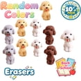 thumbnail image 1 of FEOLGEHLY 10PCS Erasers, Cartoon Eraser, Under 1$ Erasers Bulk, Mini Erasers, Cute Erasers, Pencil Erasers for Writing Drawing, Office Supplies, Stationery, Clean Erasing, Novelty (Random Colors), 1 of 7