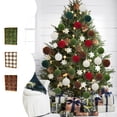thumbnail image 1 of FEOLGEHLY 12 Pcs Velvet Christmas Ball Ornaments Sets, Farmhouse Large Shatterproof Plastic Christmas Bulbs Ornaments for Xmas Tree Decorative, Vintage Party Home Neutral Decorations, Light Green, 1 of 7