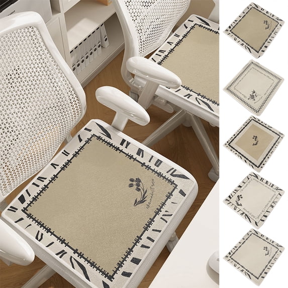 FEOLGEHLY 13.8x13.8in Ice Silk Gel Outdoor/Indoor Chair Cushions, Cooling Mat for Dogs, Breathable Non-Slip Outdoor Cooling Chair Pads, Washable Car Seat Cushion for Home Office Summer Use