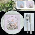 thumbnail image 1 of FEOLGEHLY 20 Pcs Easter Themed Paper Napkins, Thick Soft Absorbent Bunny Print Napkins for Birthday Parties Easter Dinner, Disposable Napkins for Table Settings Holiday Party Supplies, Blue, 1 of 7