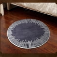 thumbnail image 1 of FEOLGEHLY 24" Fluffy Round Rug, Soft Area Rugs for Room, Play Mat for Living Room, Non Slip Circle Rug for Bedroom, Shag Plush Carpets for Dorm, Room Decor, Purple, 1 of 6