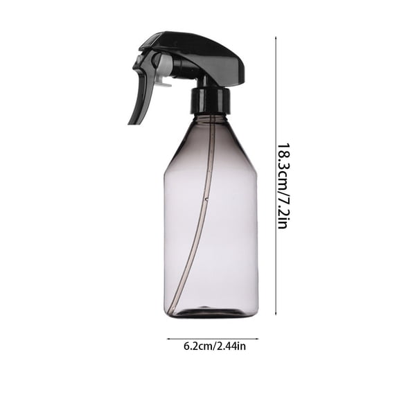 FEOLGEHLY 300ML Large Capacity Spray Bottle for Indoor Outdoor Plants, Garden Tools Watering Can for Home Decor, Reusable Water Bottle, Precise Pour for Outdside Plants/Plant Pots/Cleaning, Gray