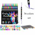 thumbnail image 1 of FEOLGEHLY 36Pcs Alcohol Art Markers Set, Dual Tip Fine & Chisel Sketch Permanent Markers, Low Odor Drawing Marker with Colorless Blender & Storage Case for Illustration Design(72 Colors), 1 of 2
