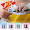 thumbnail image 1 of FEOLGEHLY 4 Pcs Handheld Pencil Sharpeners with Lid, Multicolor Dual Hole Manual Little Sharpener for Crayons Graphite Pastel Colouring Lip Liners Eye Brow Pencils, Office Supplies, Multicolor, 1 of 9