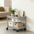 thumbnail image 1 of FEOLGEHLY 4 Tier Metal Storage Shelf Freestanding Stackable Organizer for Kitchen Pantry Living Room Bathroom Space Saving Heavy Duty Multi-Tier Shelf, 1 of 6