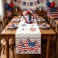 thumbnail image 1 of FEOLGEHLY 4th of July Decorations, Independence Day Home Decor, 4th Of July Table Runner Patriotic Red White Blue Star Table Runner Independence Day Holiday Kitchen Dining Table Decor, 1 of 6