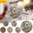 thumbnail image 1 of FEOLGEHLY 5 Pack Christmas Nativity Set, Nativity Scene Ornaments - 3D Effect Print Acrylic Reusable Christmas Tree Nativity Scene Hanging Ornaments, The Birth of Jesus Decorations Indoor, 1 of 13
