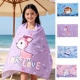thumbnail image 1 of FEOLGEHLY 51.18x31.49in Large Beach Towels, Microfiber Oversized Beach Bath Towel, Sandproof Quick Dry Pool Towel for Kids, Absorbent Portable Beach Blanket for Camping Yoga Travel Outdoor Use, 1 of 7