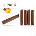 thumbnail image 1 of FEOLGEHLY 5Pcs Cute Pencil Case with Sturdy Zipper, Small Lightweight Mesh Pencil Pouch, Simple Fashionable Pencil Box Bag Stationery Organizer for Office Travel Teen Men Women, 9×2Inch Brown, 1 of 5
