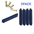 thumbnail image 1 of FEOLGEHLY 5Pcs Cute Pencil Case with Sturdy Zipper, Small Lightweight Mesh Pencil Pouch, Simple Fashionable Pencil Box Bag Stationery Organizer for Office Travel Teen Men Women, 9×2Inch Blue, 1 of 5