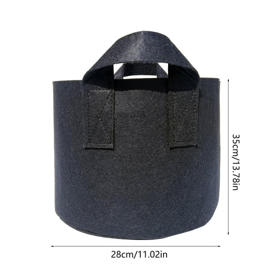 FEOLGEHLY 7 Gallons Plant Potato Grow Bags Garden Planting Bag with Handle Heavy Duty Thick Aeration Nonwoven Fabric Pots for Tomato Vegetable Flower