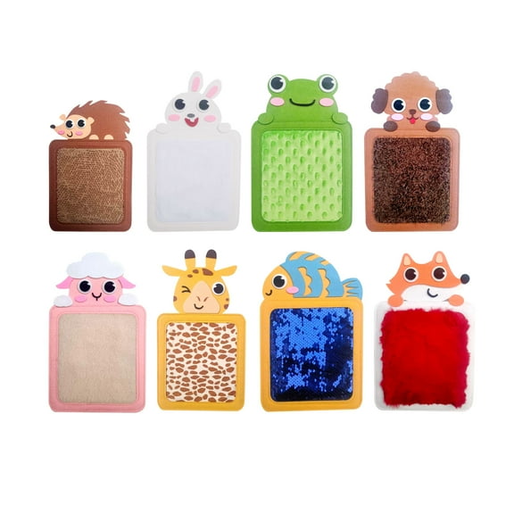 FEOLGEHLY 8 Animal-Themed Large Sensory Mats for Autistic Children, Sensory Toys for Kids with Autism, Sensory Toys for Autistic Children, Autism Sensory Mats for Kids Ages 3-5