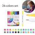 thumbnail image 1 of FEOLGEHLY Alcohol Art Markers Set of 24, Dual Tip Fine & Chisel Tip Sketch Permanent Markers, Low Odor Drawing Marker with Colorless Blender & Storage Case for Illustration Design, 1 of 3