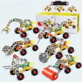 thumbnail image 1 of FEOLGEHLY Assembled Engineering Vehicle, STEM Toys for Boys Age 8-12, Building Toys Car Set, Assembly Building Vehicle for Boys 8-11 Years Old, Kids Toys for Boys Ages 8-13, Birthday Gifts for Kids, 1 of 9