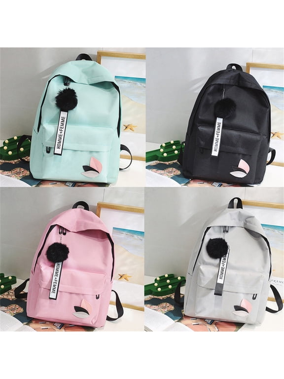 Backpack for Women, Travel Backpack, College Backpack, Teacher Backpack, Large Backpack, Organized Compartments for Travel Gym Yoga, Under 5$ Daypack for Outdoor Daily (Black)